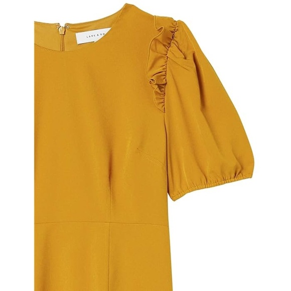 New Women's Florence Puff Half Sleeve Empire Waist Fit and Flare Dress women’s 8 - Picture 7 of 16